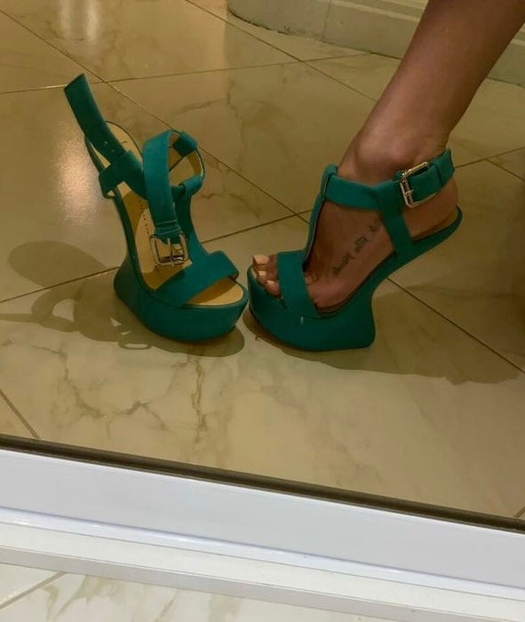 Giuseppe Zanotti T-strap Wedge Heel - 37.5