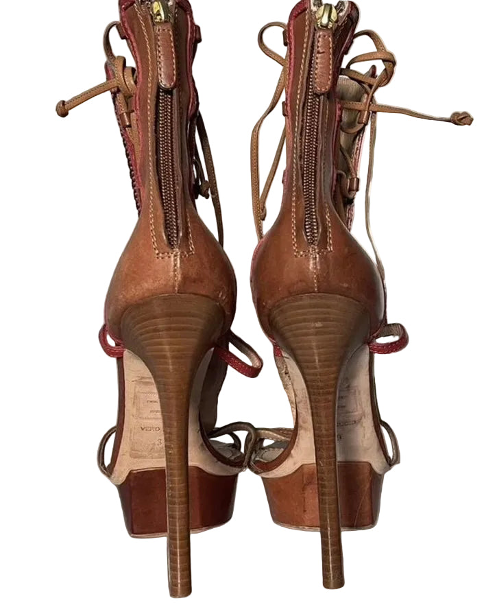 Dsquared2 Shell Gladiator Archive Heels - 39.5