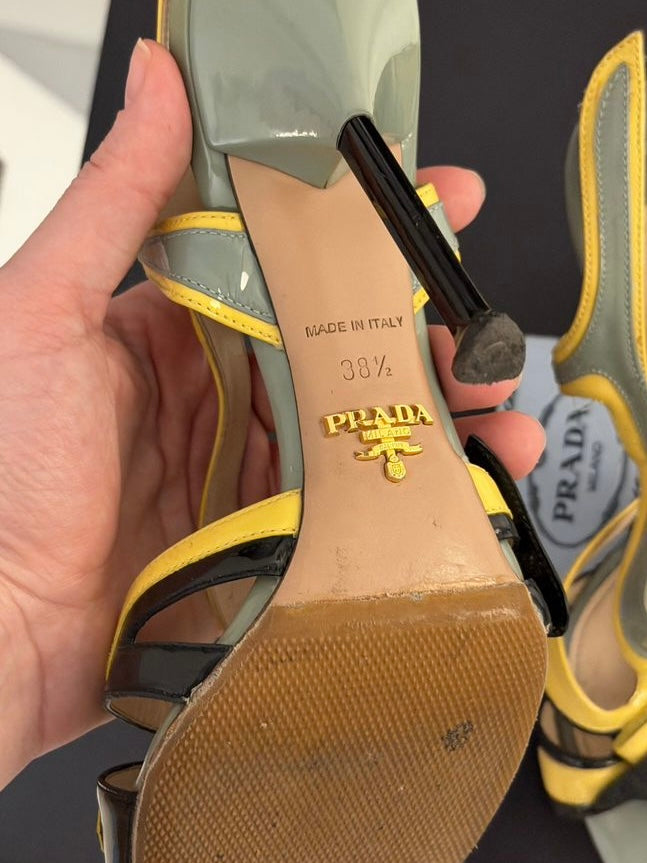Prada Flame Heels - 38/38.5