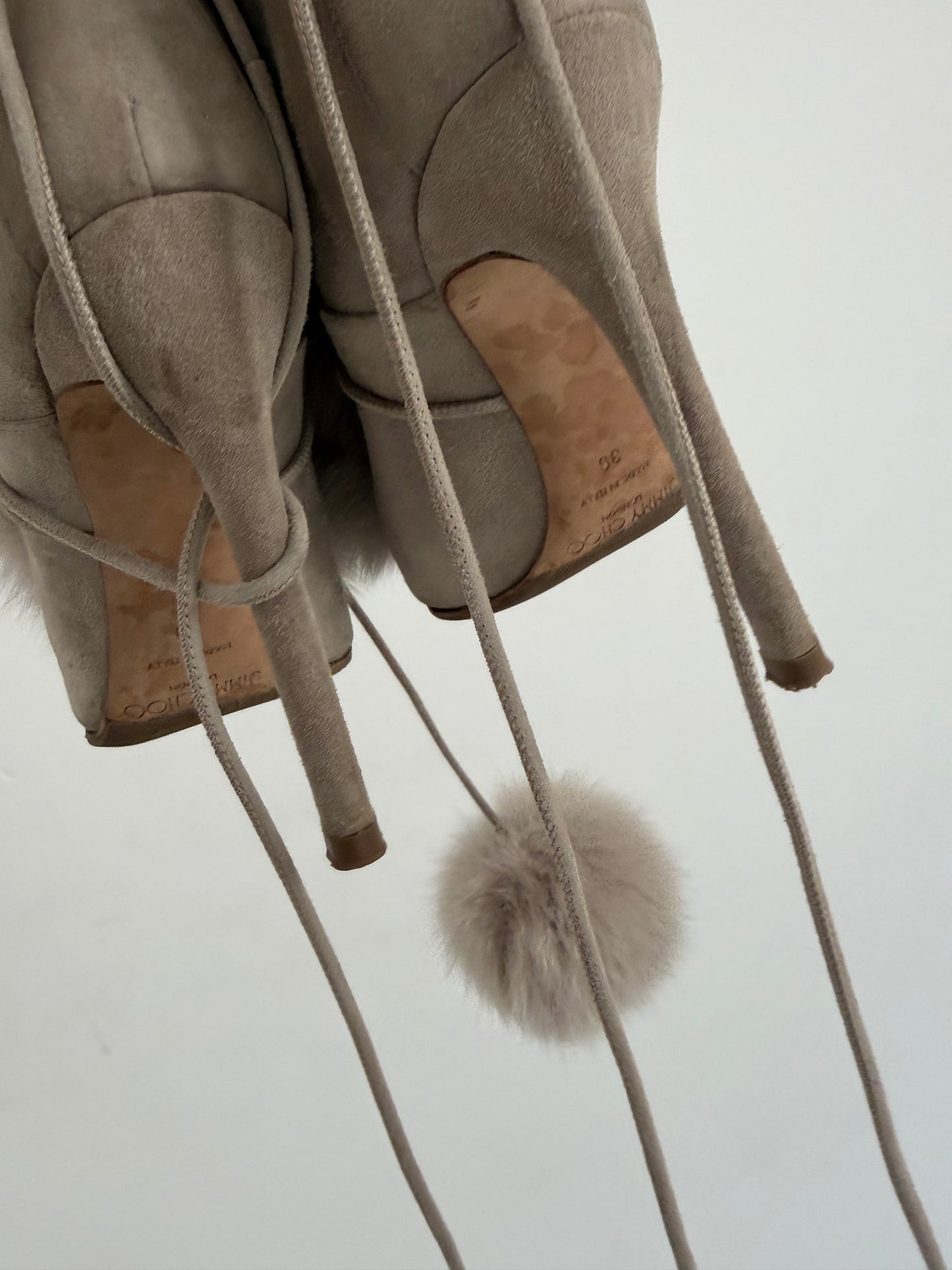 Jimmy Choo Fur Boots - 38/39