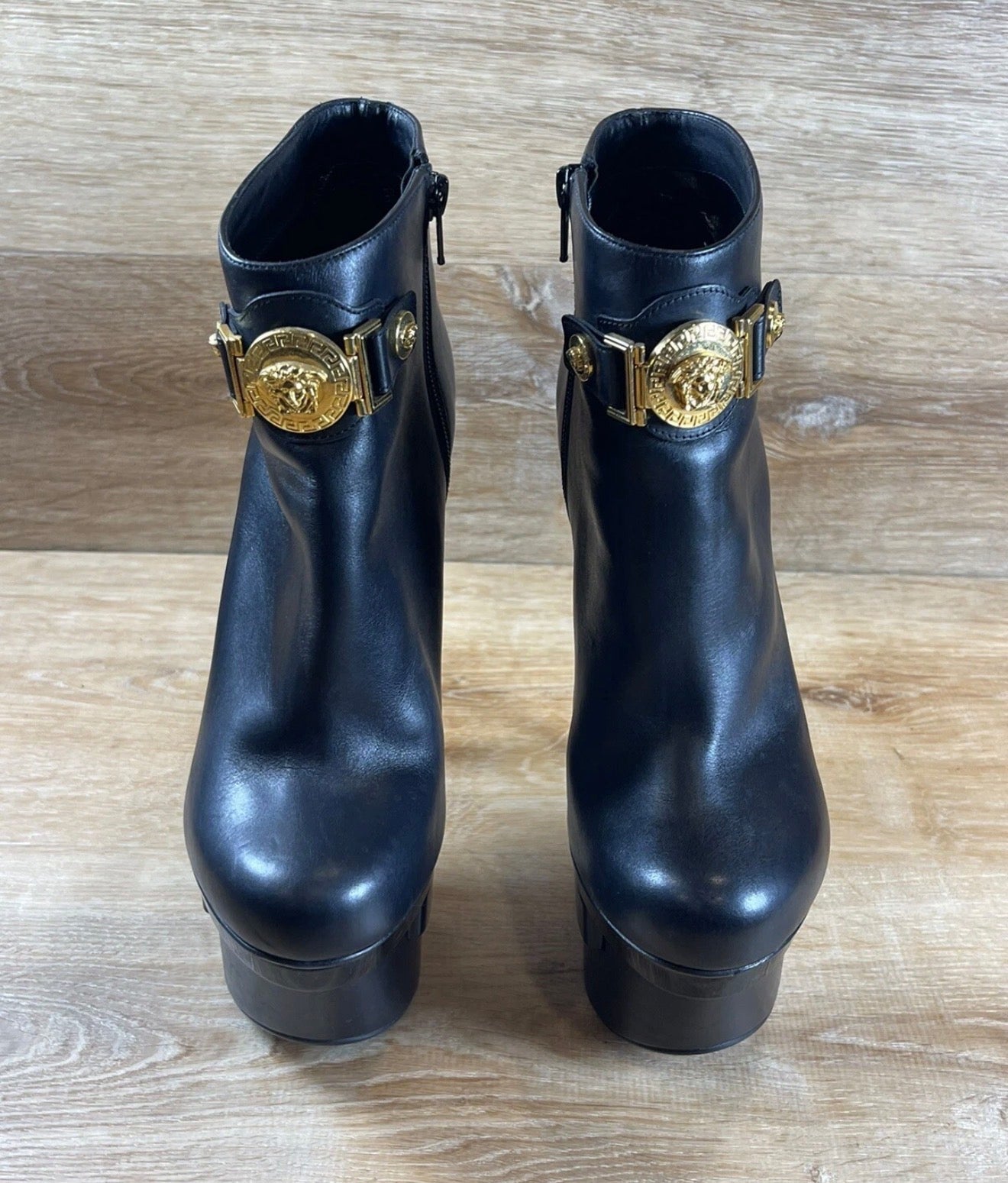 Versace Triple Platform Boots - 37.5/38