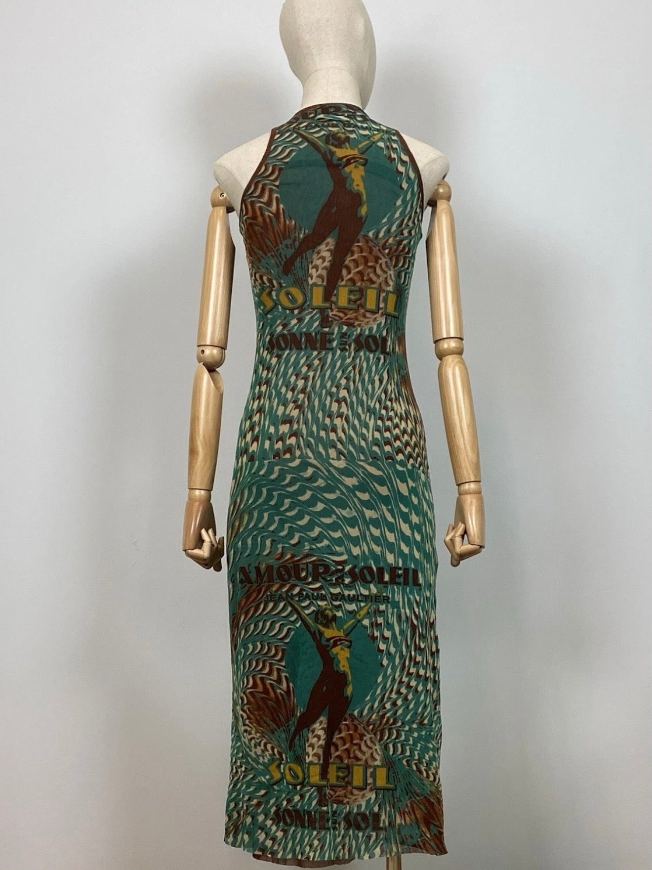 Jean Paul Gaultier S/S 1999 Soleil Zip Up Dress - M/L