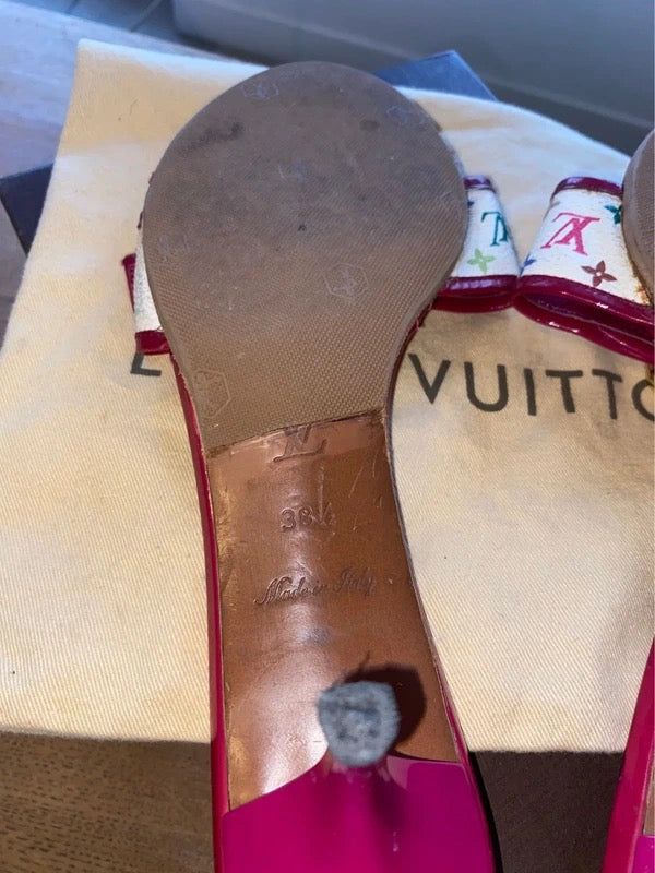 Louis Vuitton x Takashi Murakami Kitten Mules - 38.5