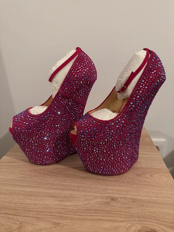 Giuseppe Zanotti Swarovski Wedge Brand New - 38.5