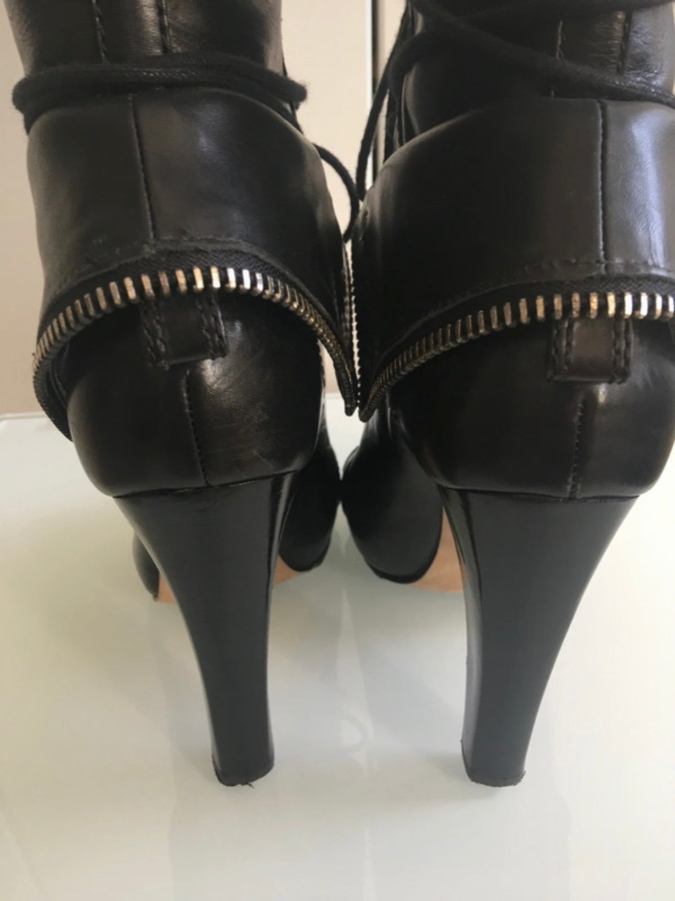 Alexander Wang Freya Lace Up Boot - 38