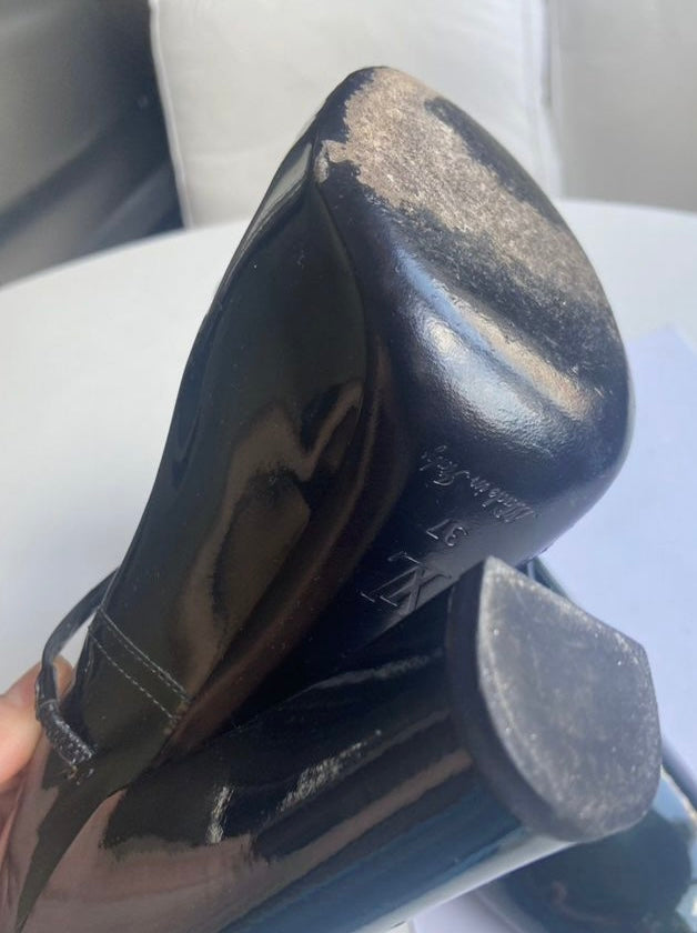 Louis Vuitton Mary Fetish Pump Dark Green - 37