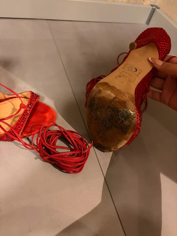 Dsquared2 Sequin Riri Lace Up Heels - 37