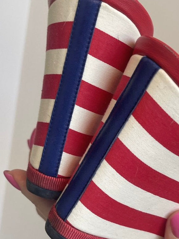 Chanel Sailor Platform Wedges - 39.5