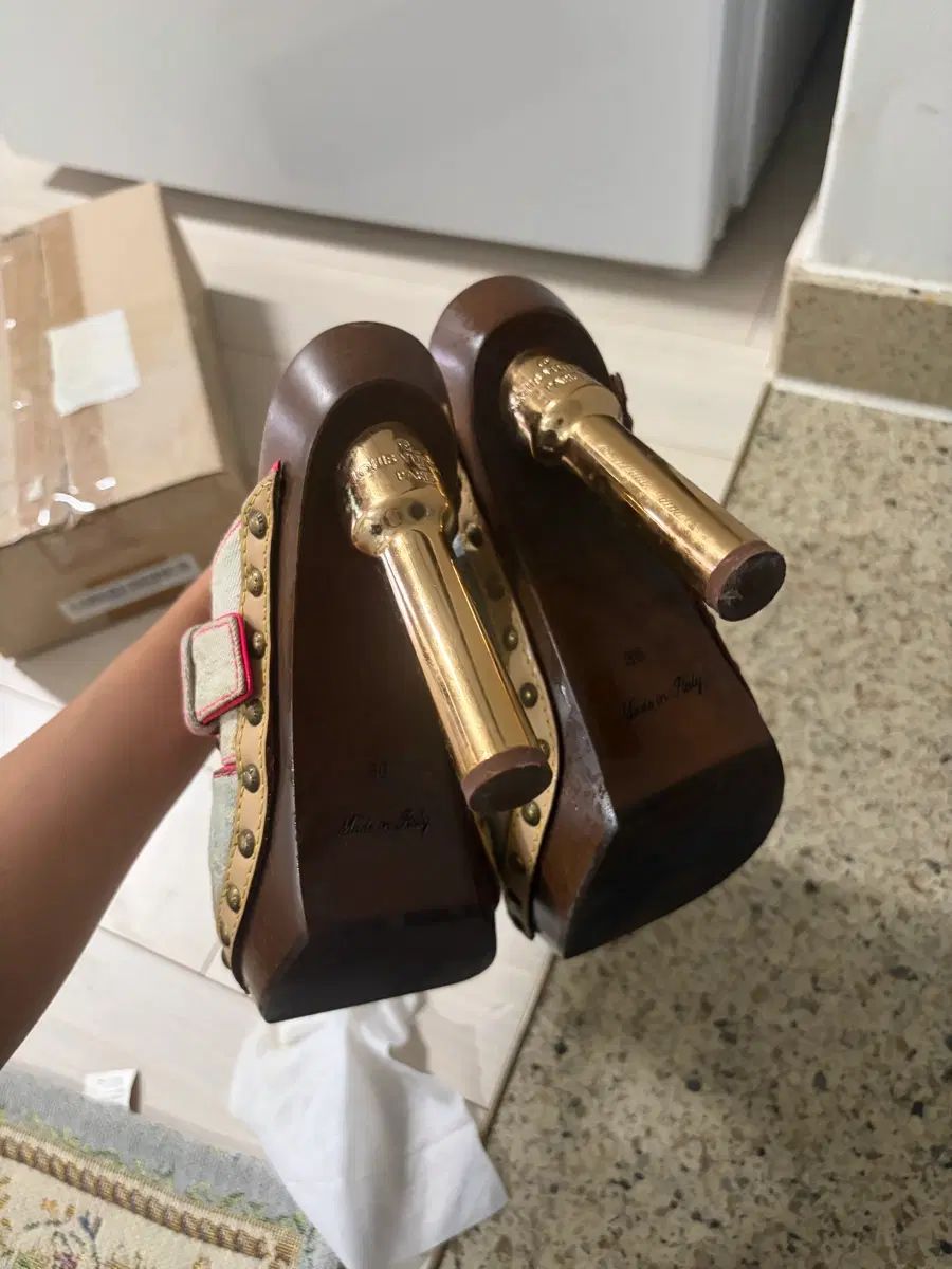 Louis Vuitton Denim Heels - 36/36.5