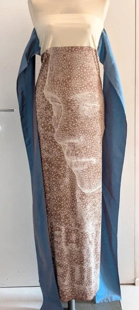 Jean Paul Gaultier Spring 2001 Silk Strapless Constellation Dress - M/L