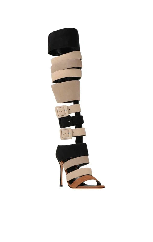 Sergio Rossi Gladiator Boots Brand New - 36.5/37