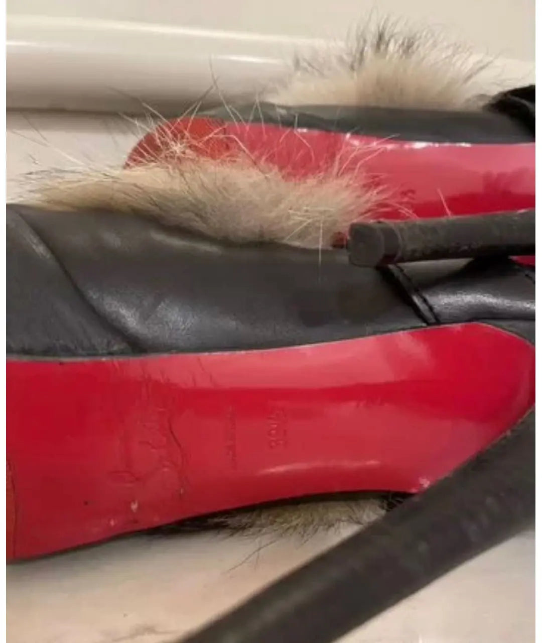 Christian Louboutin Toundra Fur Boots - 39.5
