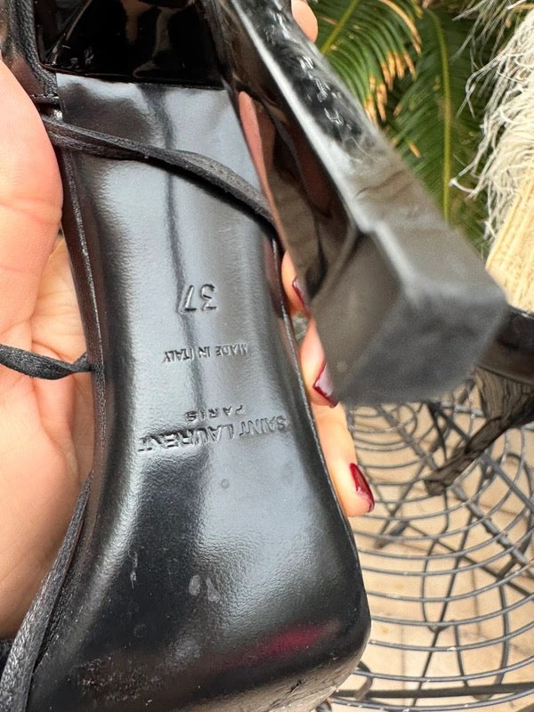 Saint Laurent Jamie Feather Heel - 37