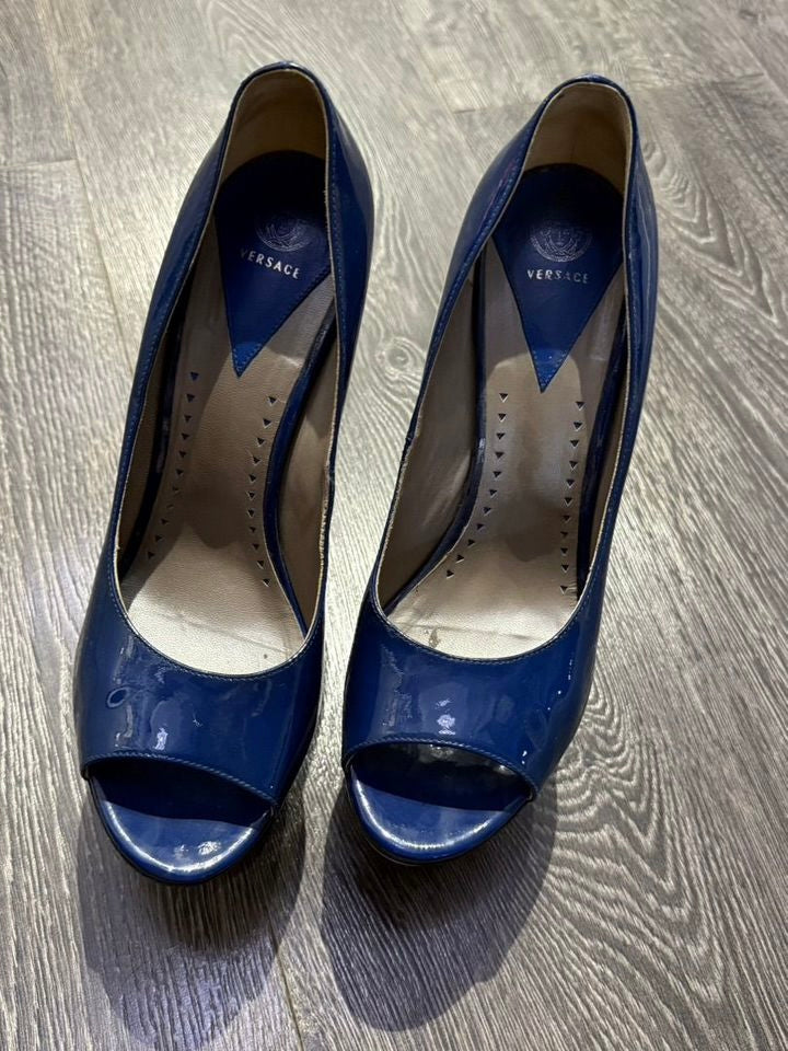 Versace Triple Platform Pump Heels - 39/40
