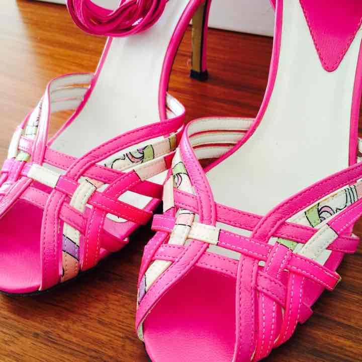 Emilio Pucci Lace Up Heels - 35.5/36