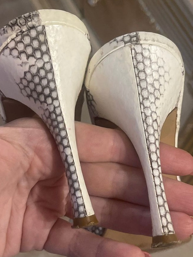 Dior Python Lock Heels - 38/38.5