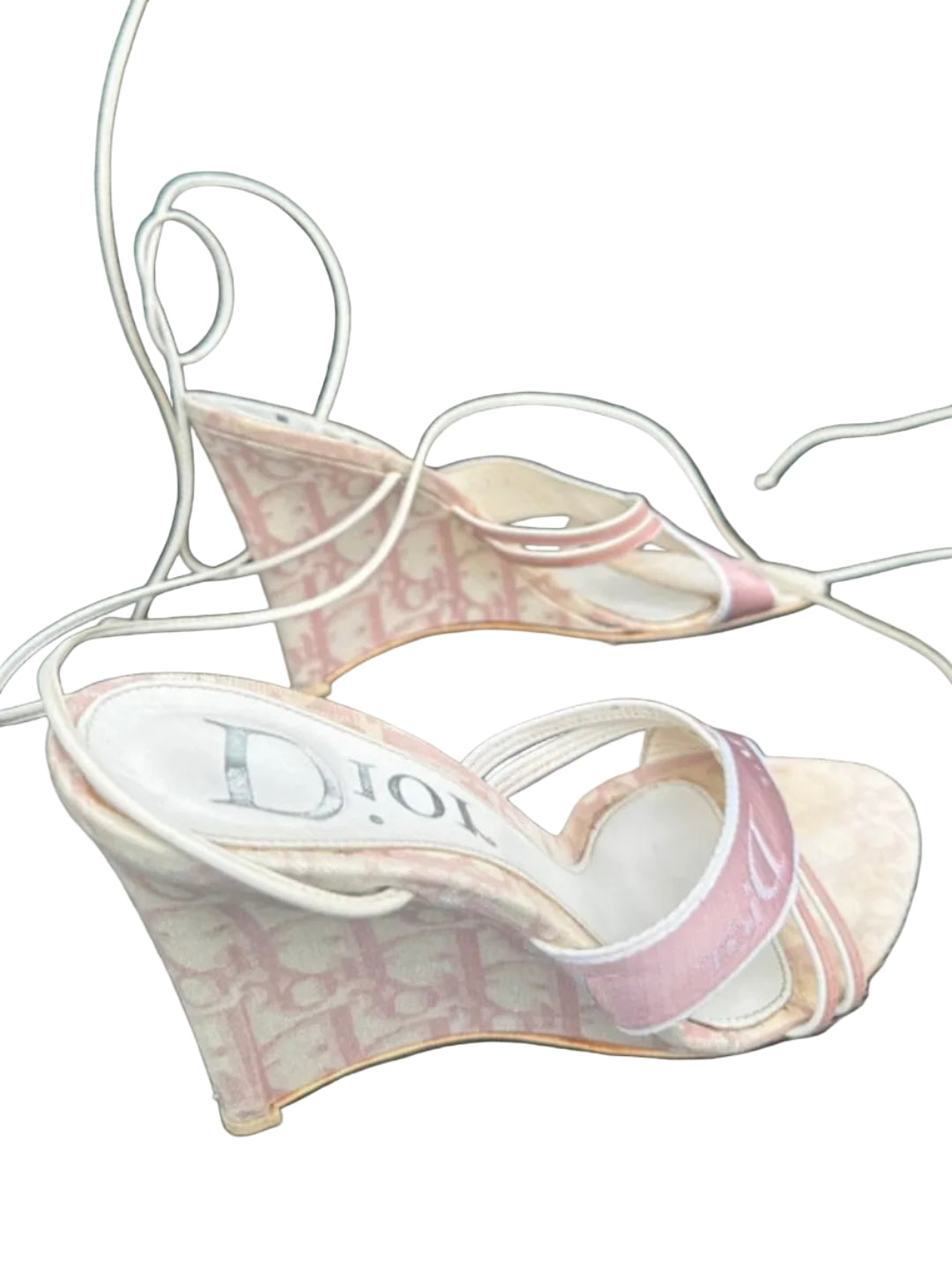 Dior Monogram Wedges - 36.5