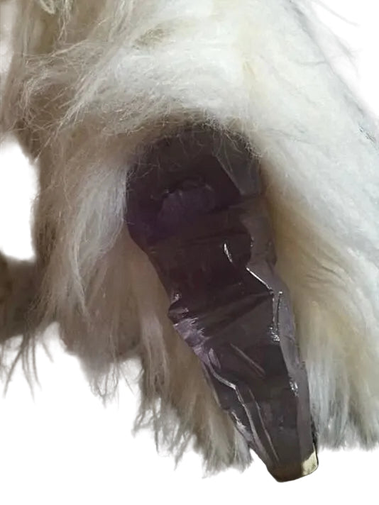 Chanel Fur Yeti Icicile Heel Boot - 39