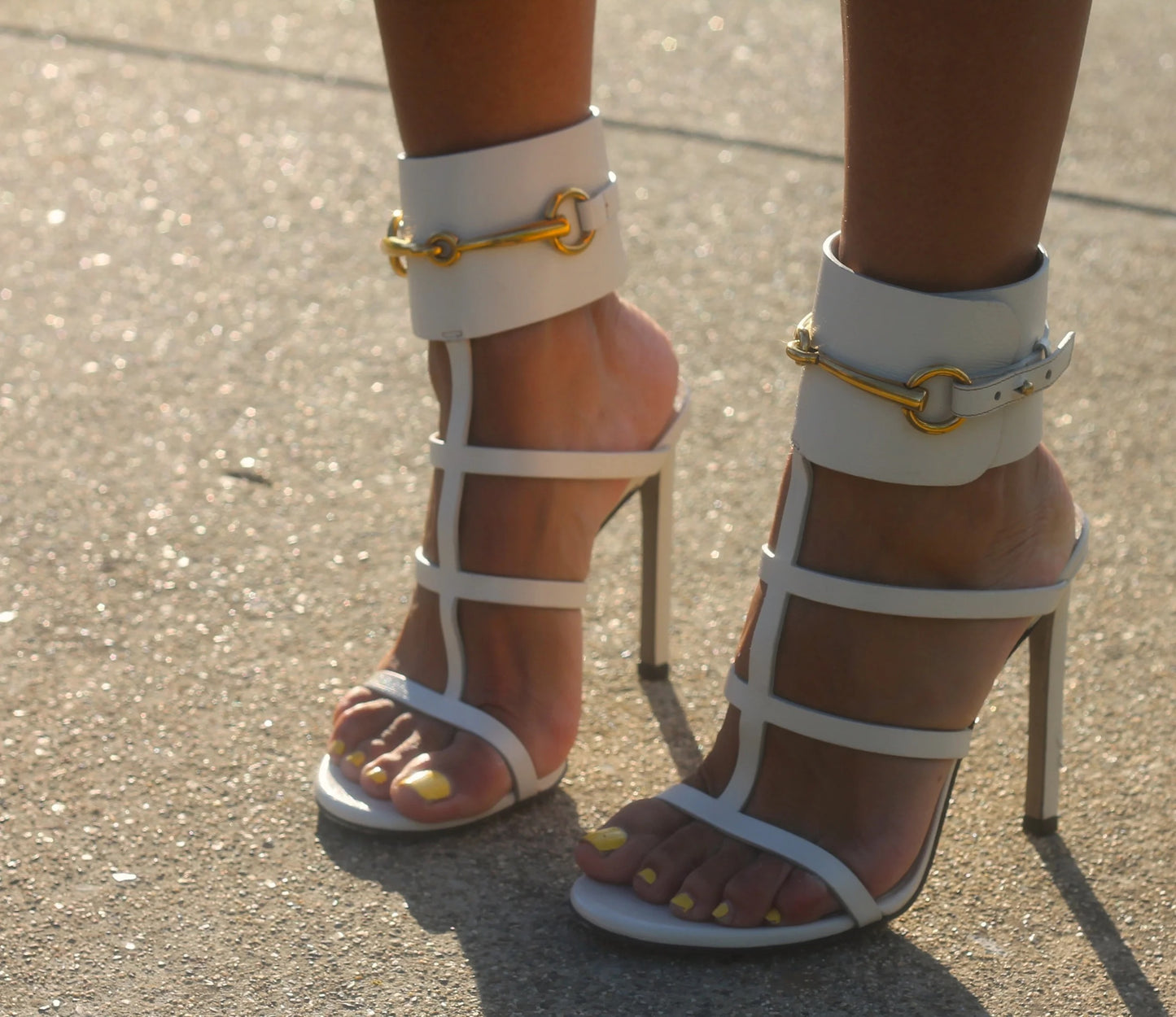 Gucci Ursula Cage Heels - 37