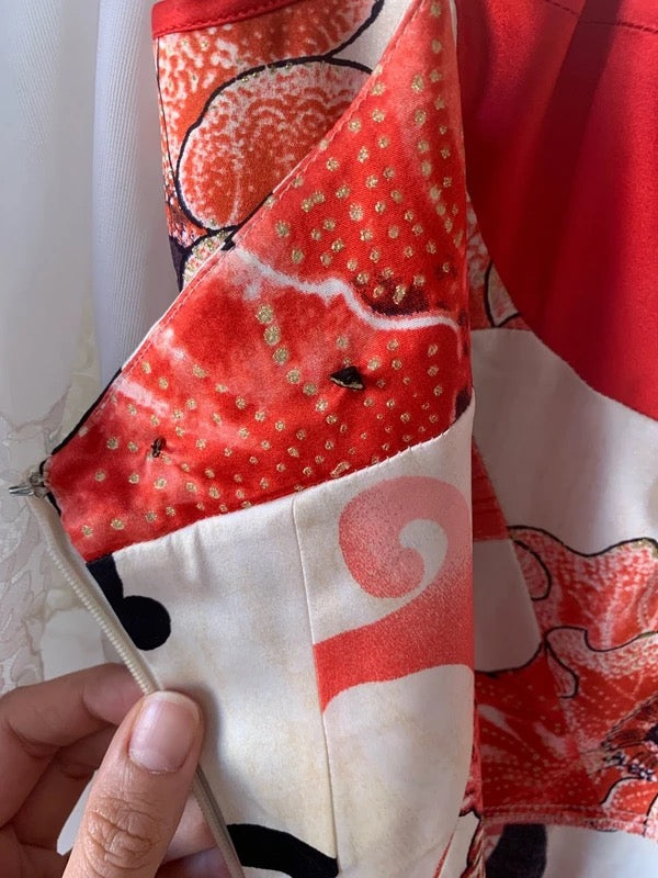 Cavalli Floral Fishtail Dress - S