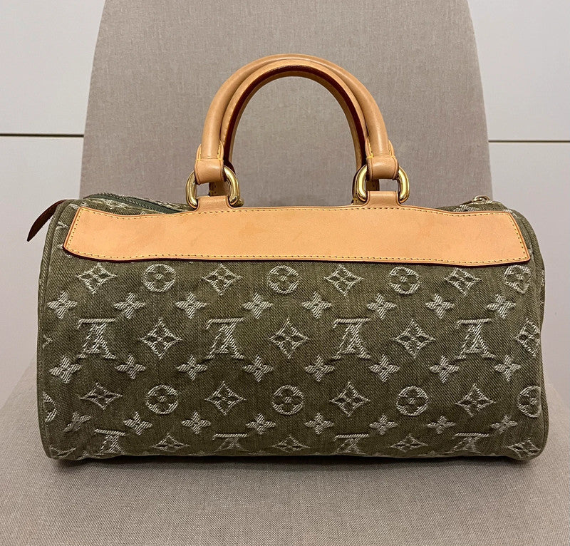 Louis Vuitton Denim Neo Speedy Khaki