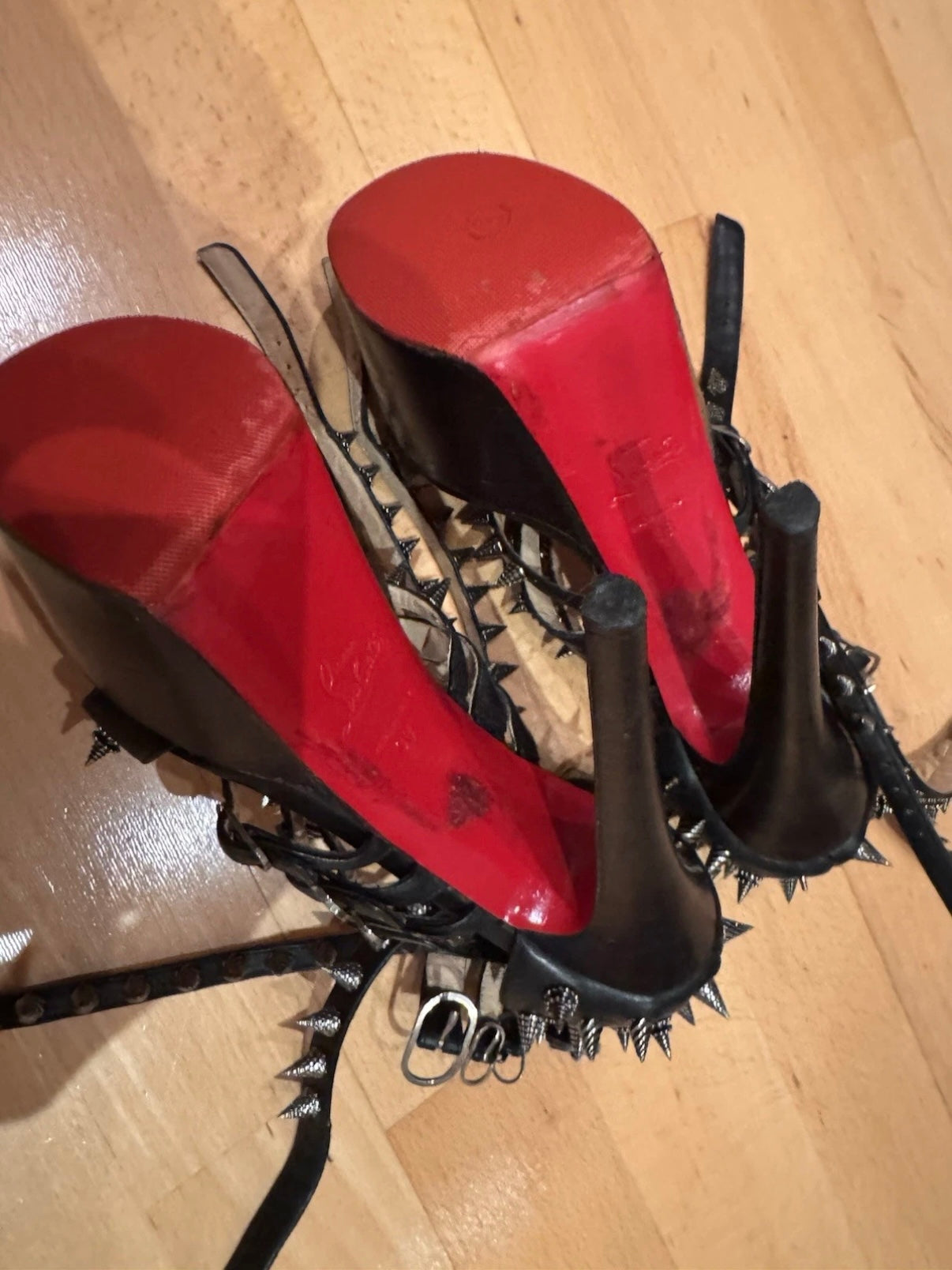 Christian Louboutin Botticellita Spiked Platform Heel - 38