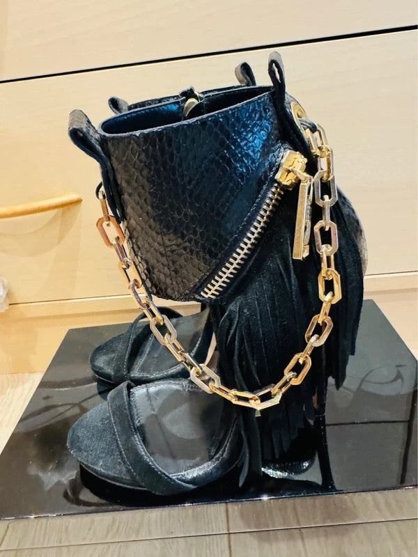 Dsquared2 Tassel Heels - 39