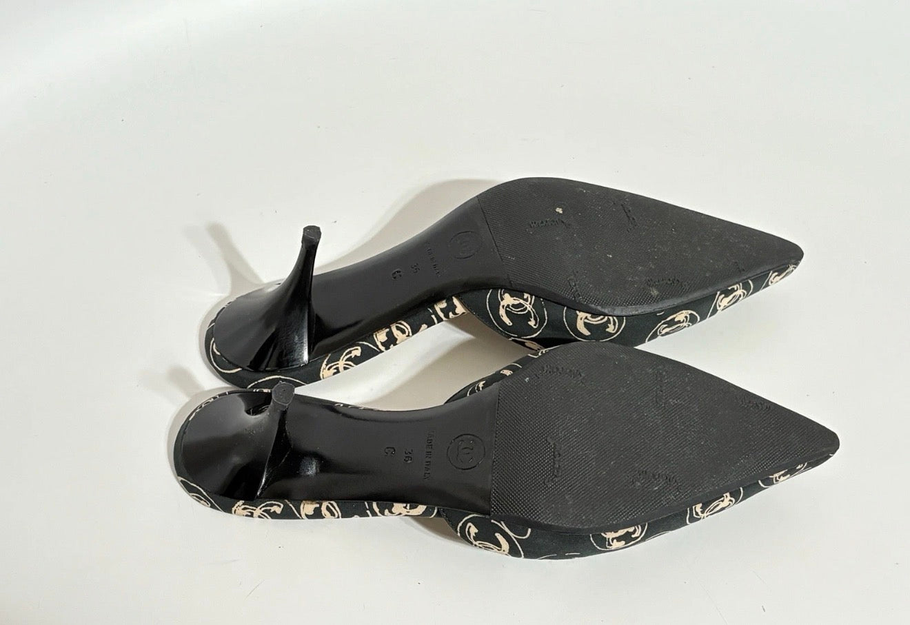 Chanel Logo Mules - 36