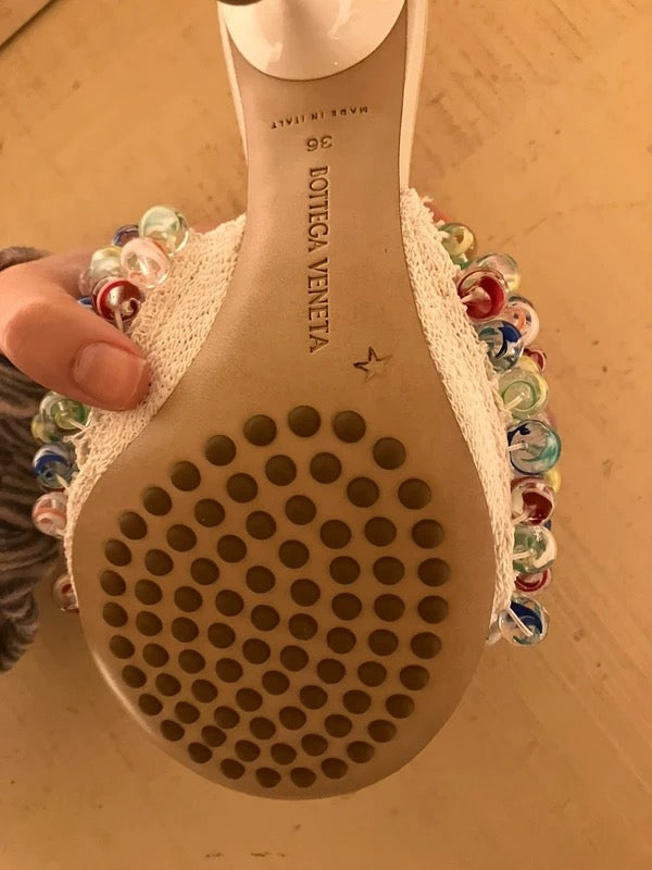 Bottega Veneta Marble Beads Brand New - 36