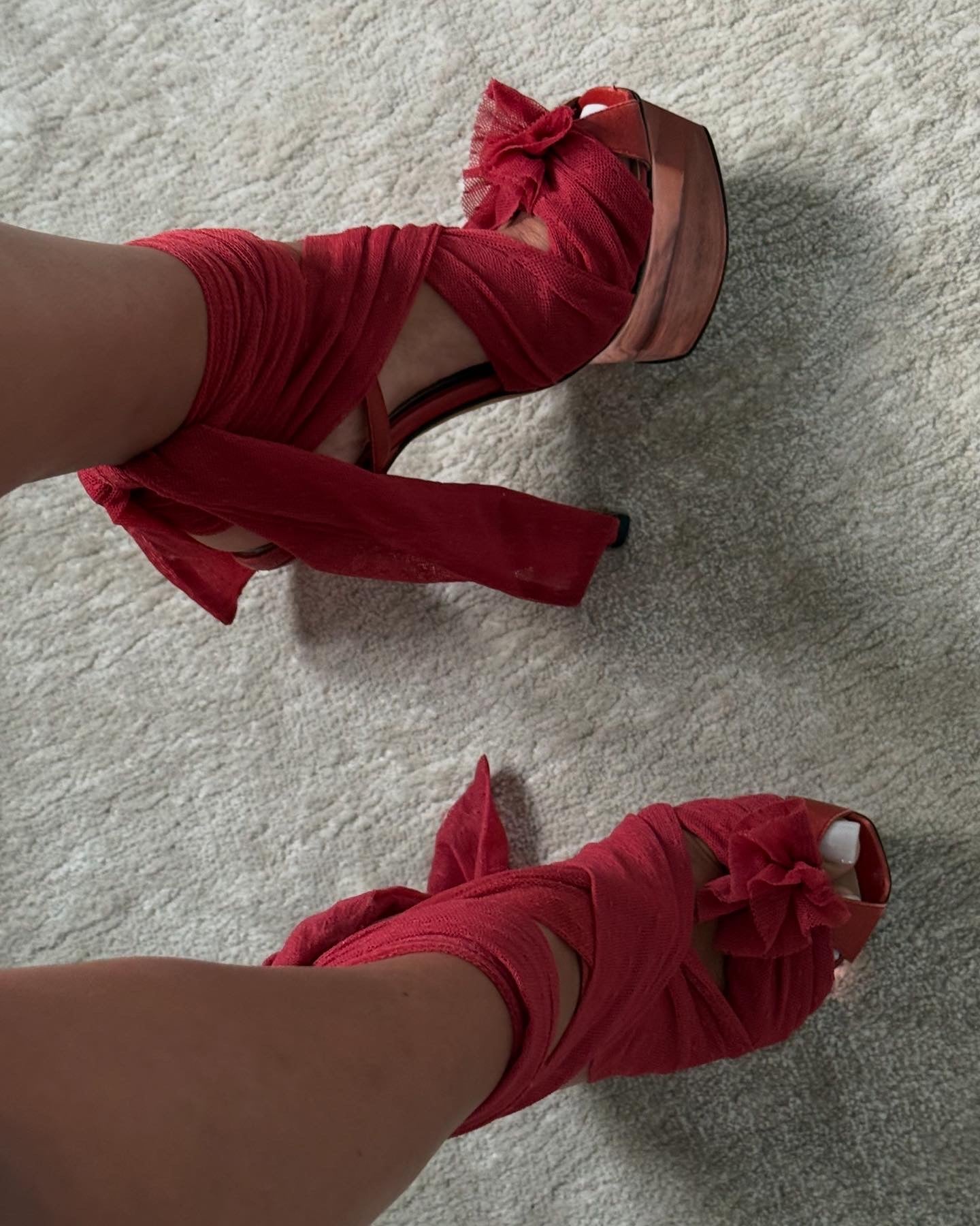 Fendi Cinderella Lucite Heels - 39