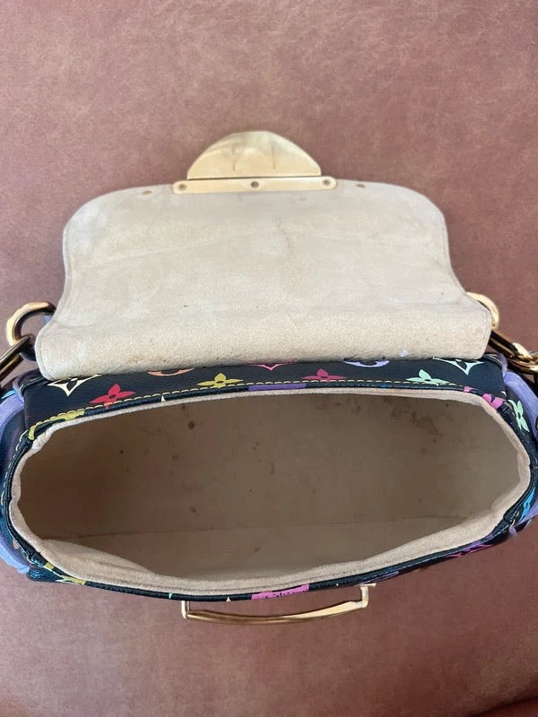 Louis Vuitton x Takashi Murakami Marilyn Bag with Croc detailing ( Rare collectors item)