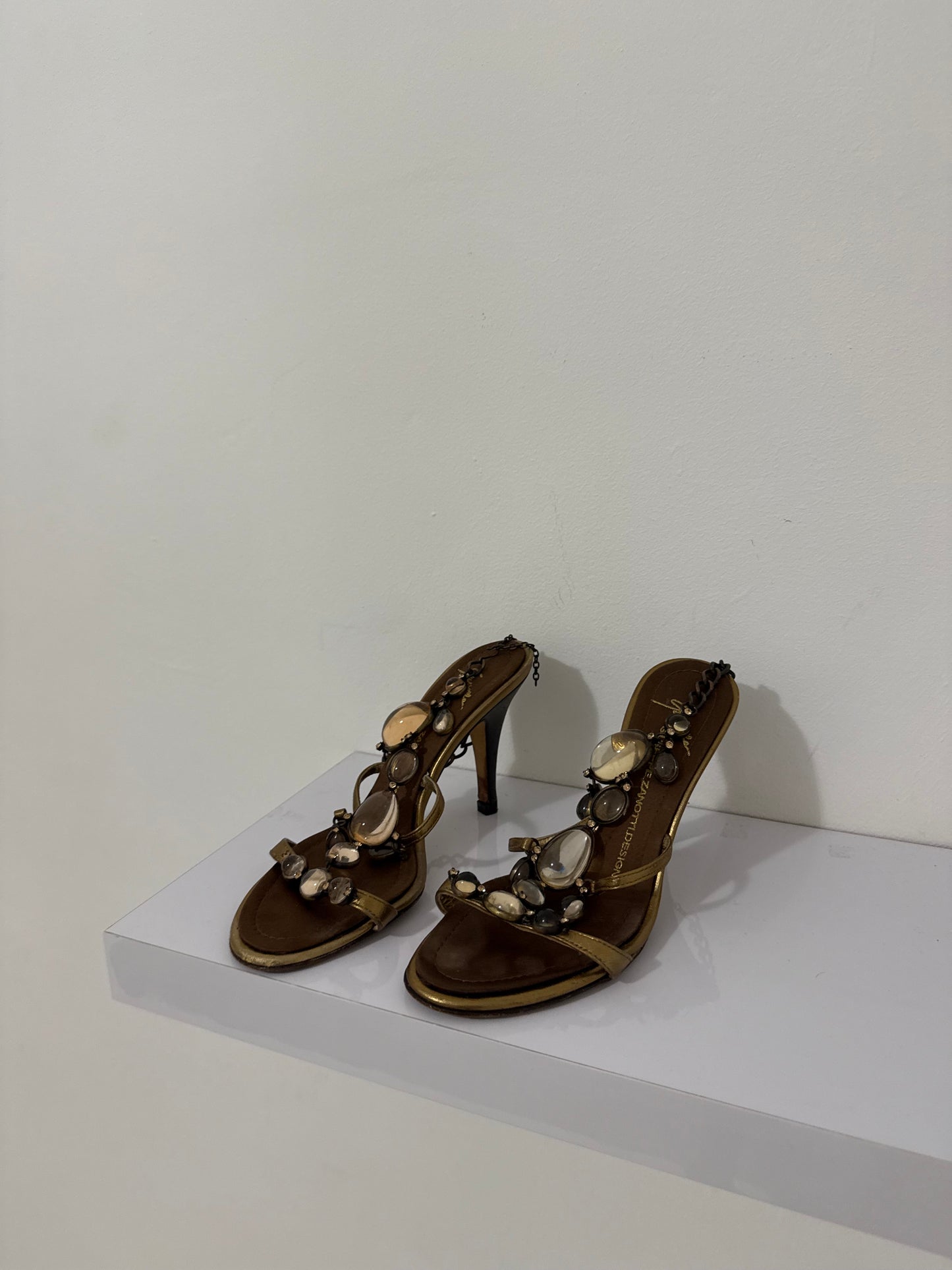 Giuseppe Zanotti Beaded Heels - 37/37.5