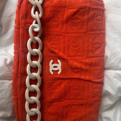CHANEL 2002-2003 Terry Cloth Sport Line Flap shoulder bag