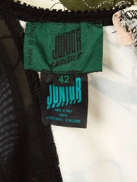 Jean Paul Gaultier Iconic Printed Bustier Dress - XS/S