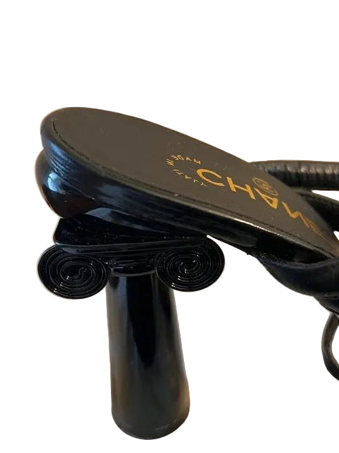 Chanel Colosseum Lace Up Heels - 40