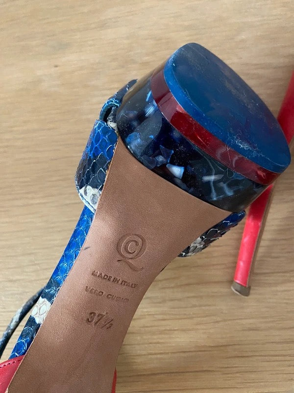 Alexander Mcqueen Python Heels - 37.5