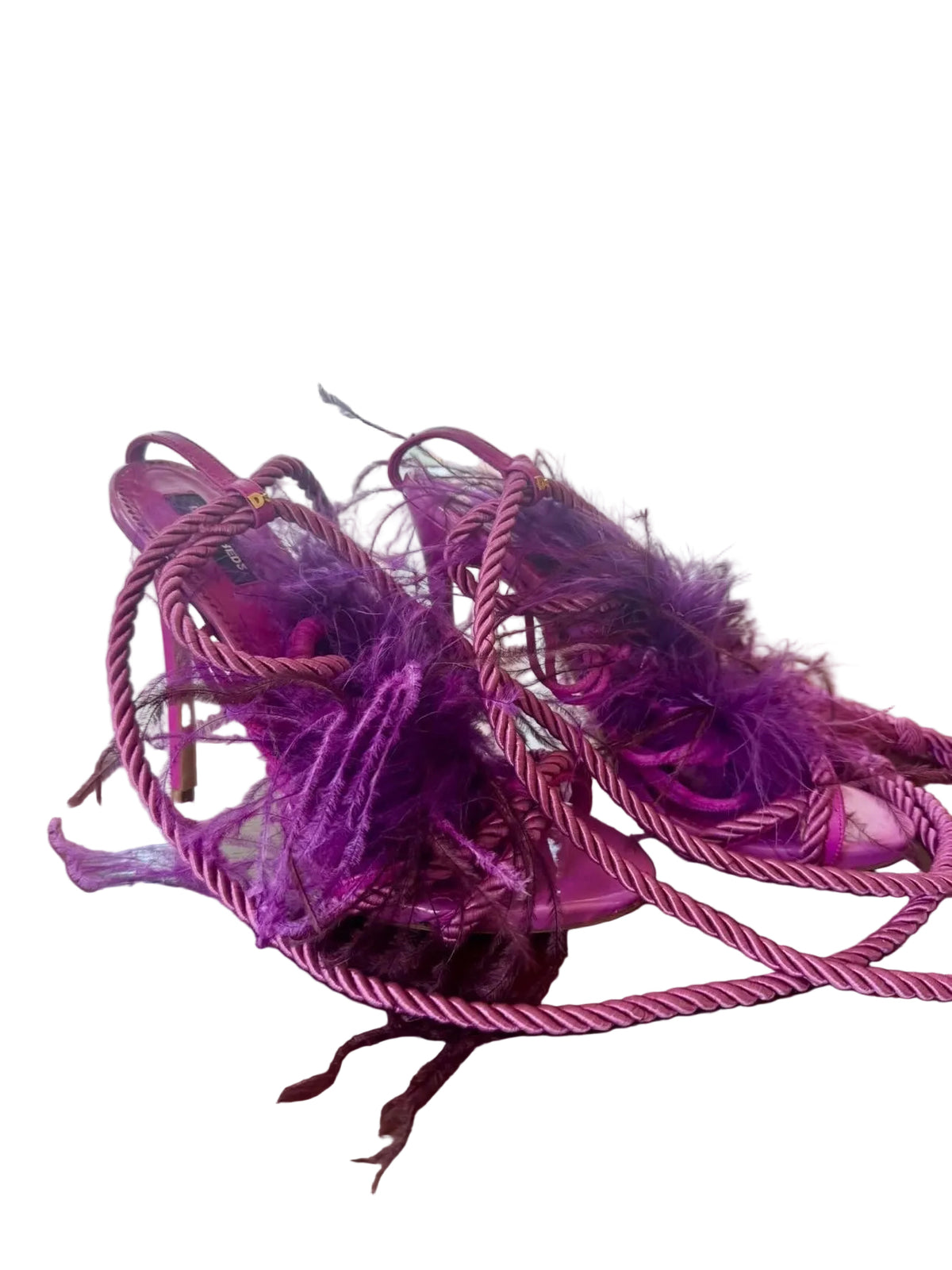 Dsquared2 Feather Runway Heels Brand New - 40