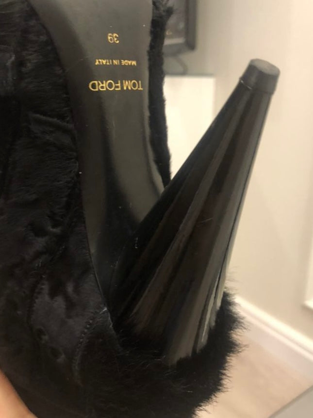Tom Ford Patchwork Runway Boots - 39