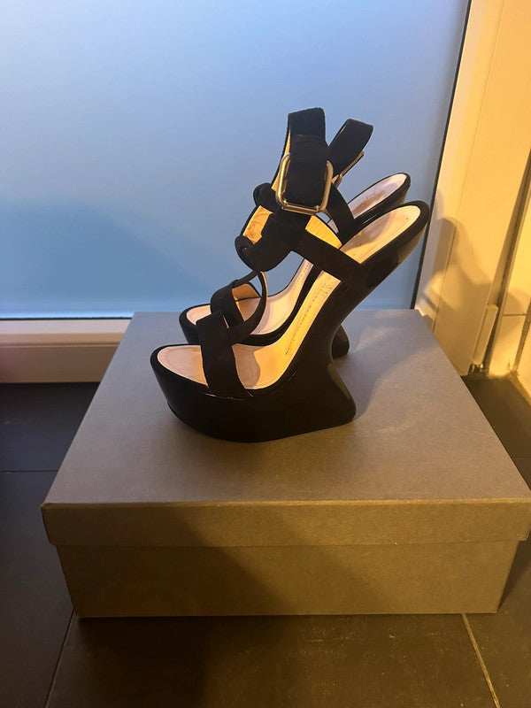 Giuseppe Zanotti T-strap Wedge Heel - 39