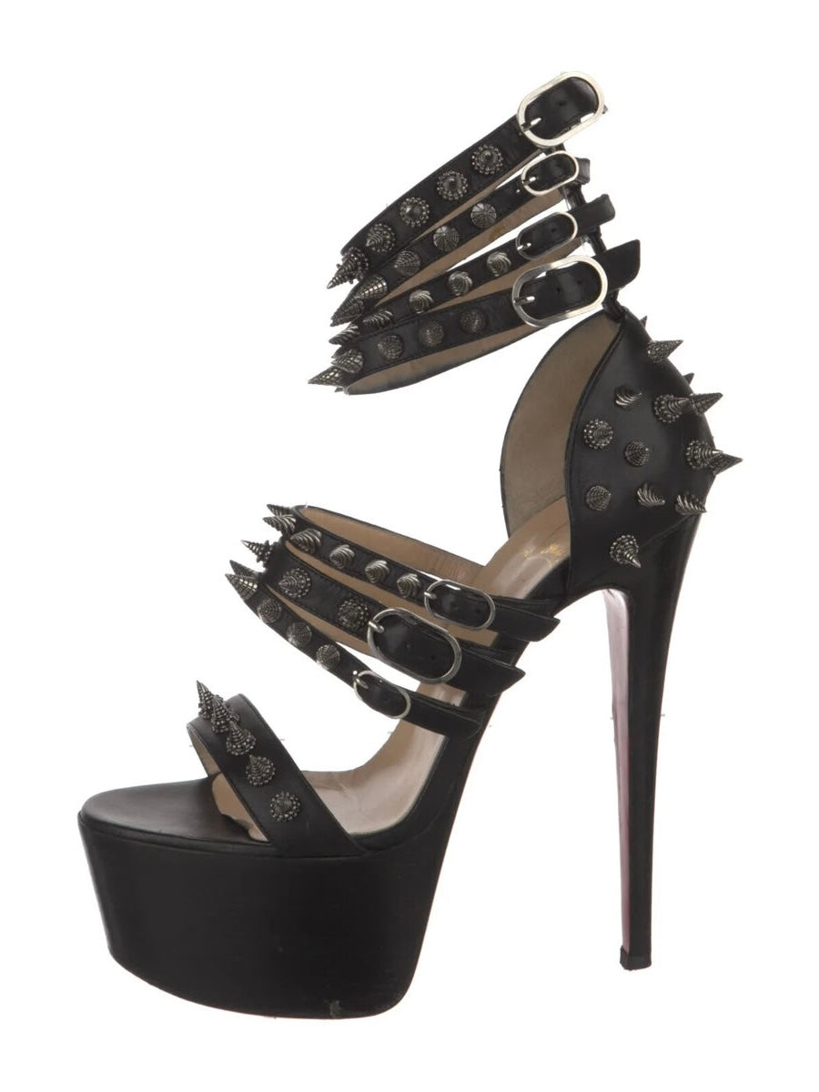 Christian Louboutin Botticellita Spiked Platform Heel - 38