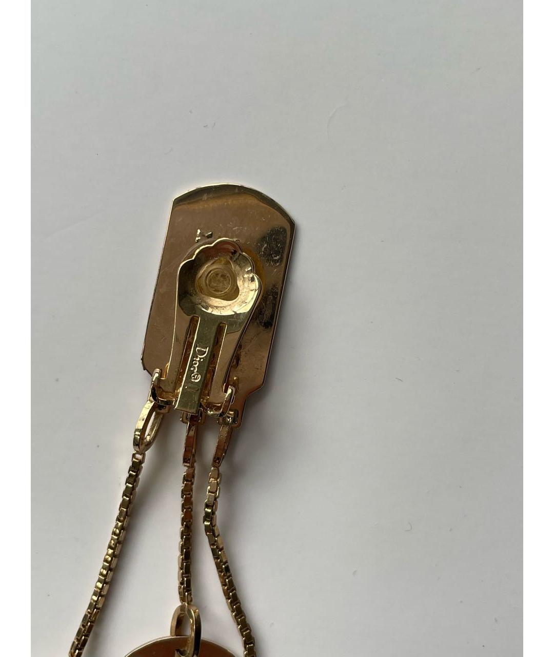 Dior Galliano Dog Tag Earrings
