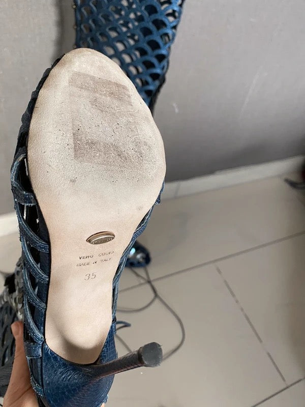 Sergio Rossi Gladiator Boots Brand New - 35/35.5