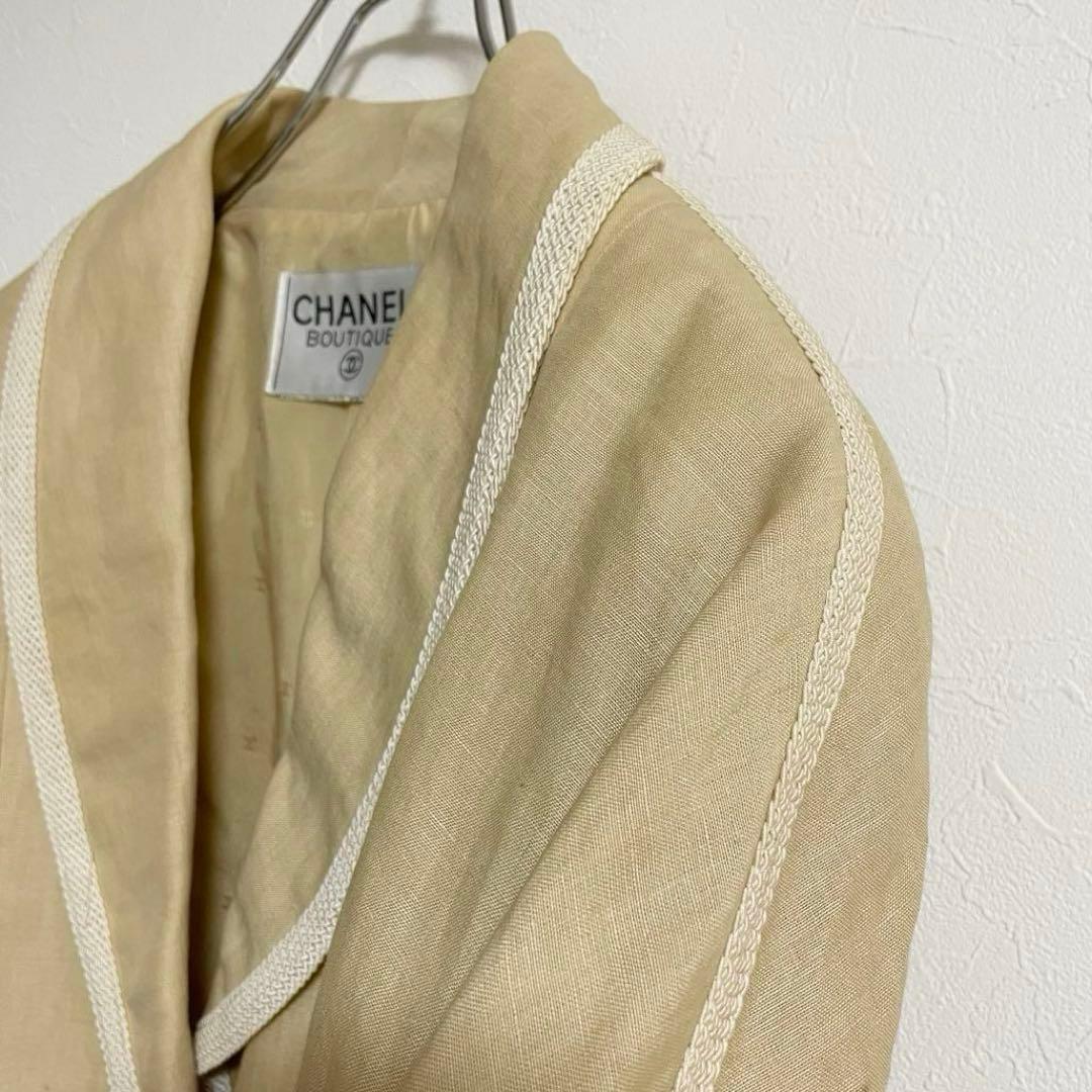 Chanel 1990s Linen Blazer Set - M