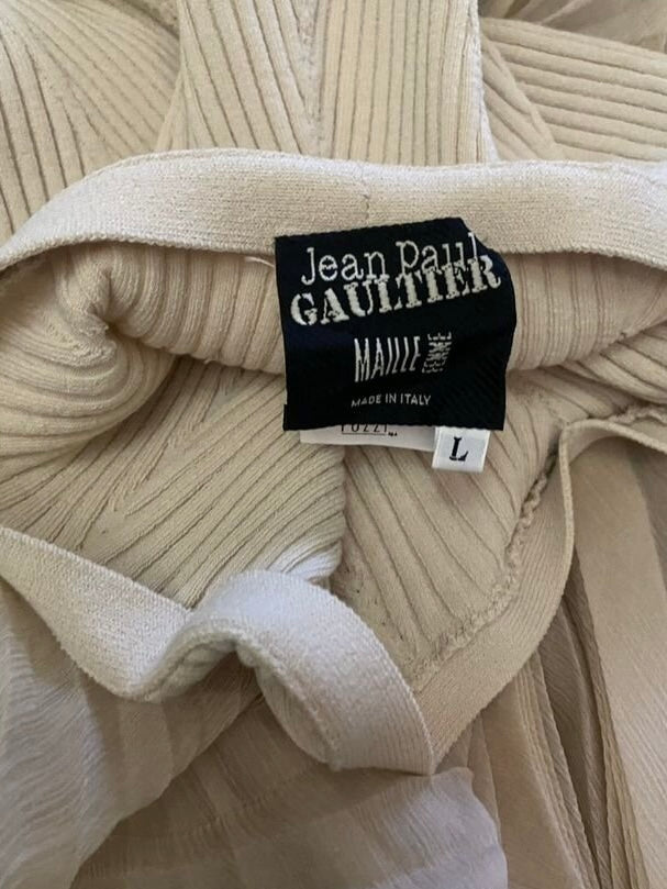 Jean Paul Gaultier Mesh Knitted Skirt - M/L