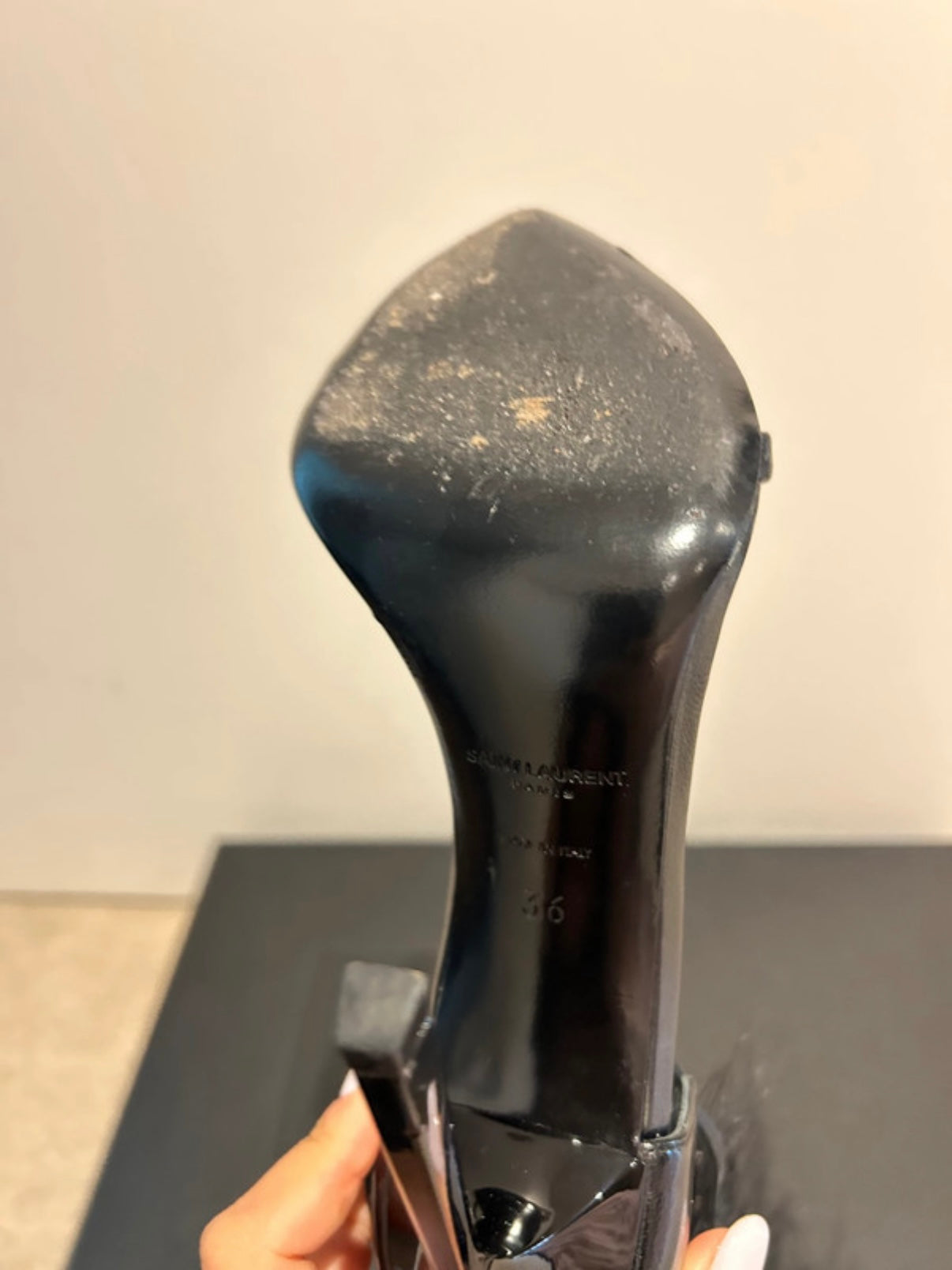 Saint Laurent Jamie Feather Heel - 36