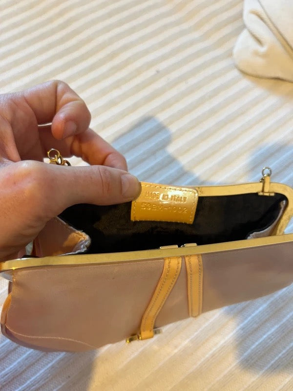 Dior Satin Mini Saddle Bag