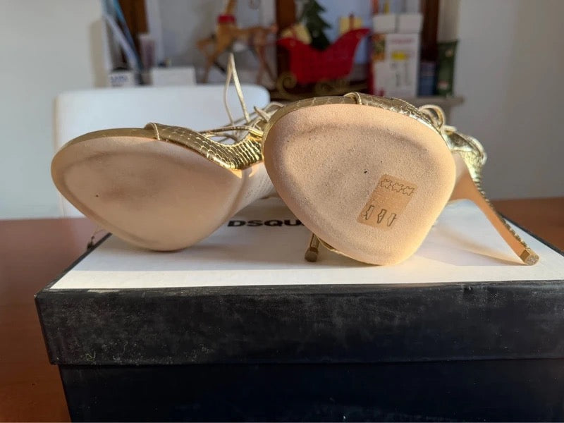 Dsquared2 Riri Lace Up Heels Brand New - 38/38.5