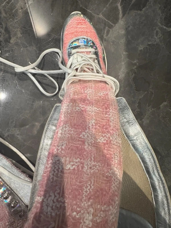 Chanel Tweed Boots - 38