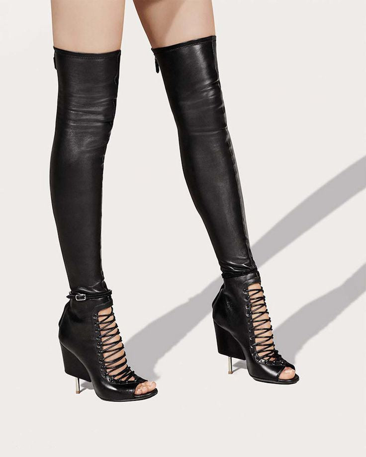 Givenchy SS 2015 Runway Over The Knee Boots - 36