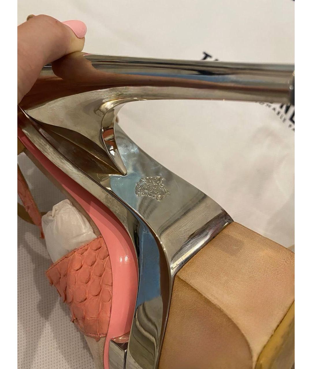 Versace Python Pumps - 38